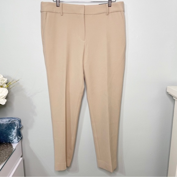 Talbots Hampshire Ankle Pant Straight Leg Dress Pants Tan 14 Nwt - Picture 5 of 11